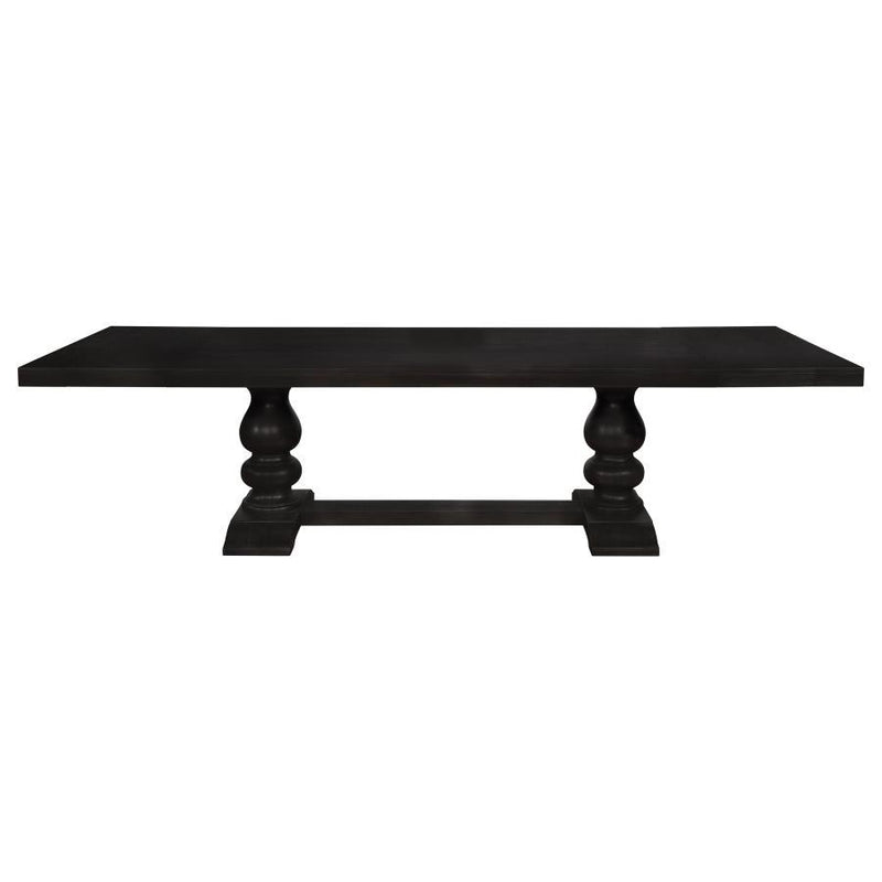 Onslow Rectangular Dark Brown Wood Dining Table