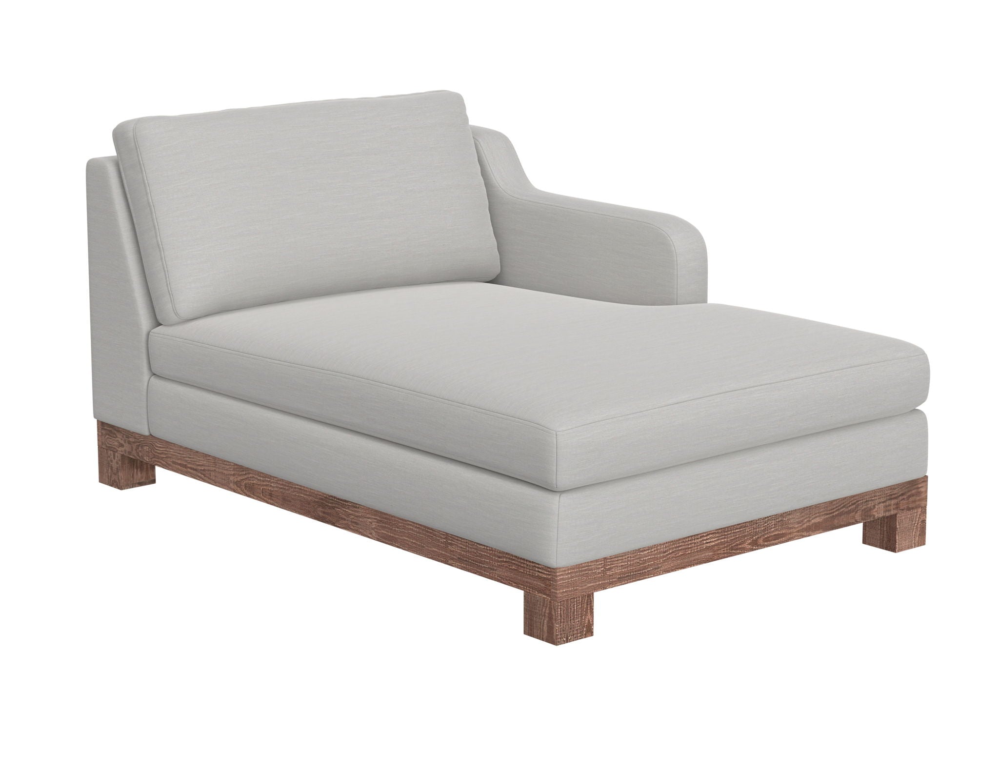 Samba RAF Chaise – Pearl Silver, Traditional Style