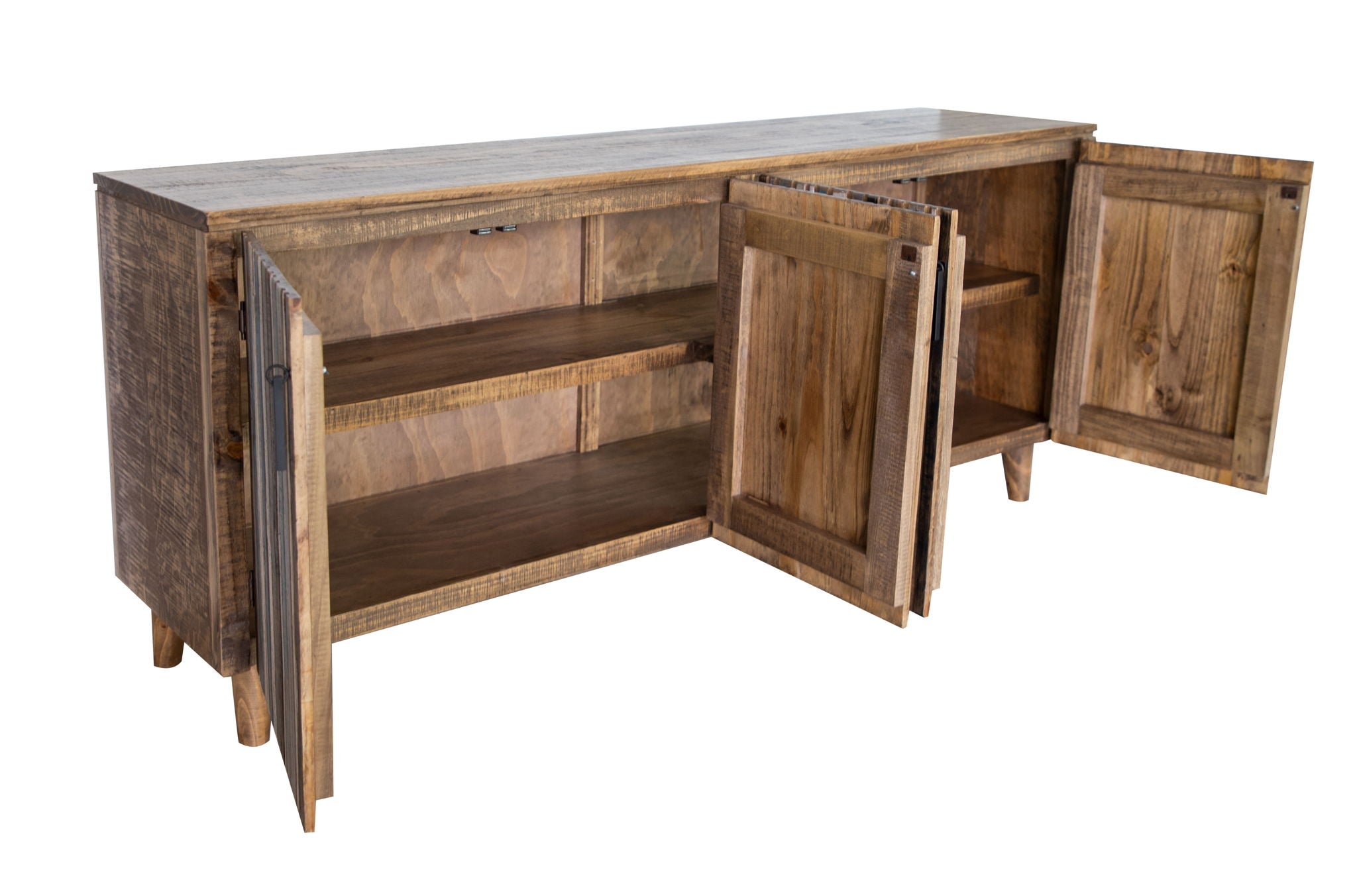 Tiza 4-Door Console – Peanut Brown & Blue