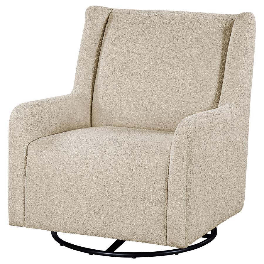 Serra Boucle Upholstered Swivel Glider Recliner