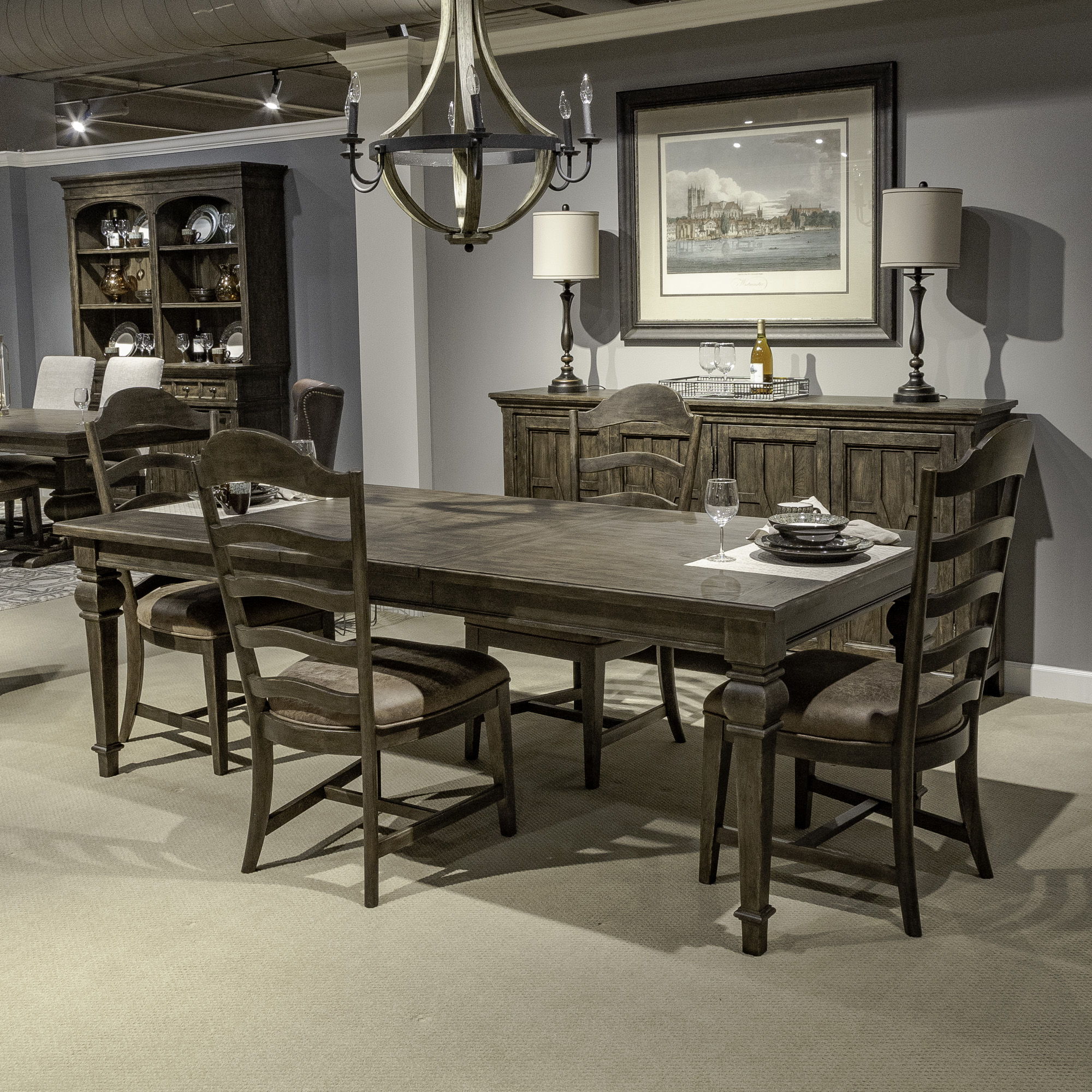 Paradise Valley Rectangular Dining Table Set