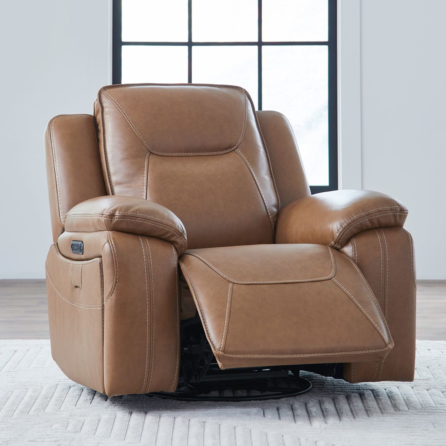Callihan - Swivel Glider Recliner P3 - Brown