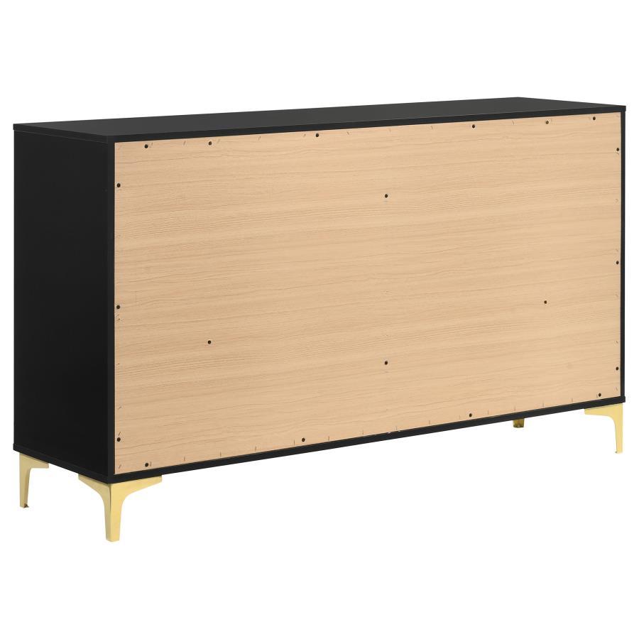 Kendall 6-Drawer White Dresser