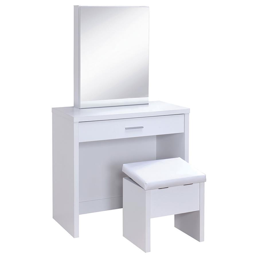 Harvey 2-Piece Vanity Set in White
