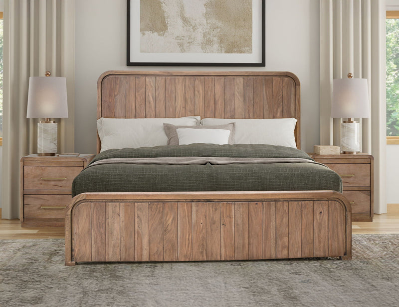 Mezquite - 2 Drawer Nightstand - Mezquite Brown