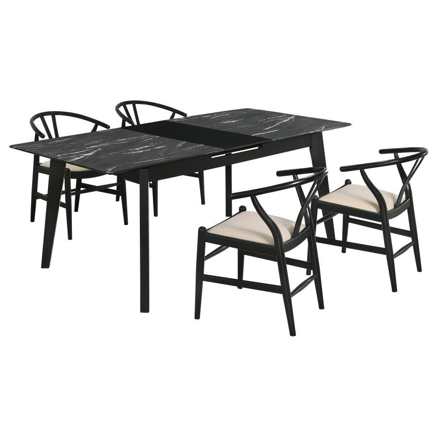 Crestmont 7-Piece Extension Leaf Dining Table Set