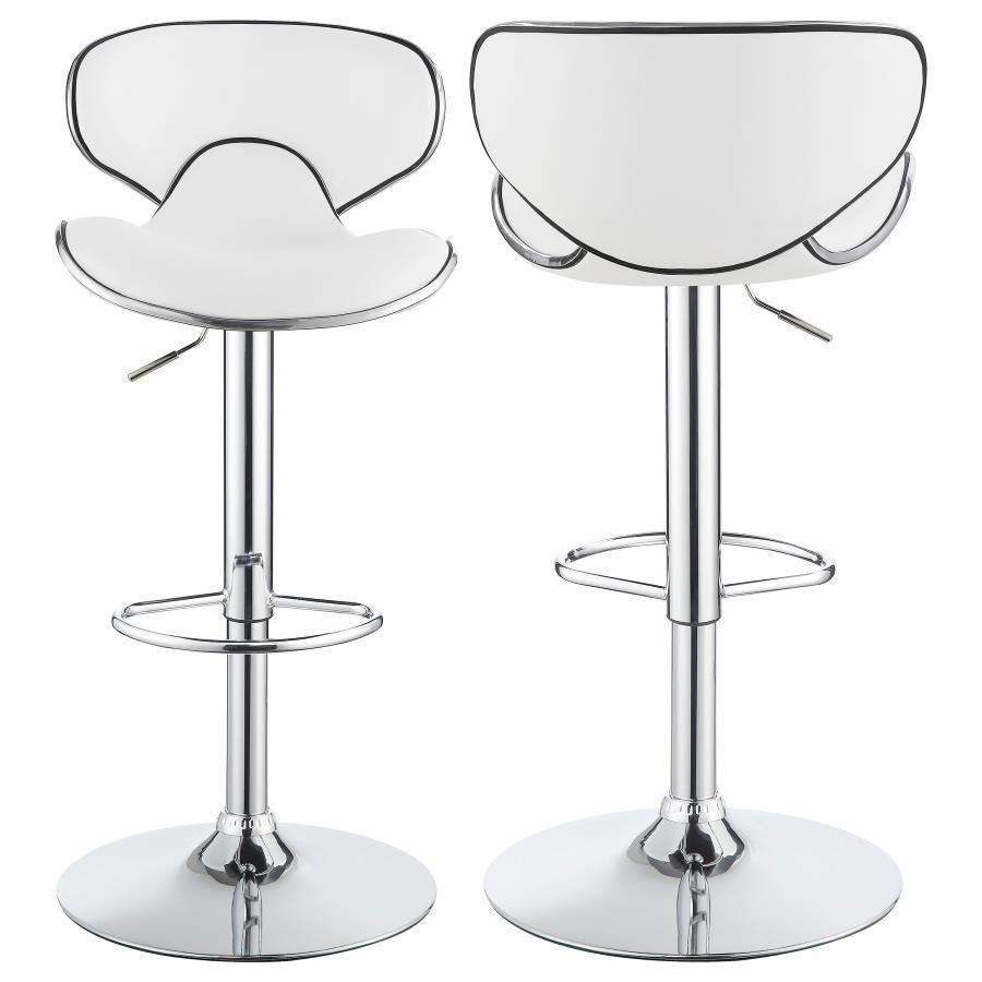 Edenton Upholstered Adjustable Bar Stool Set of 2