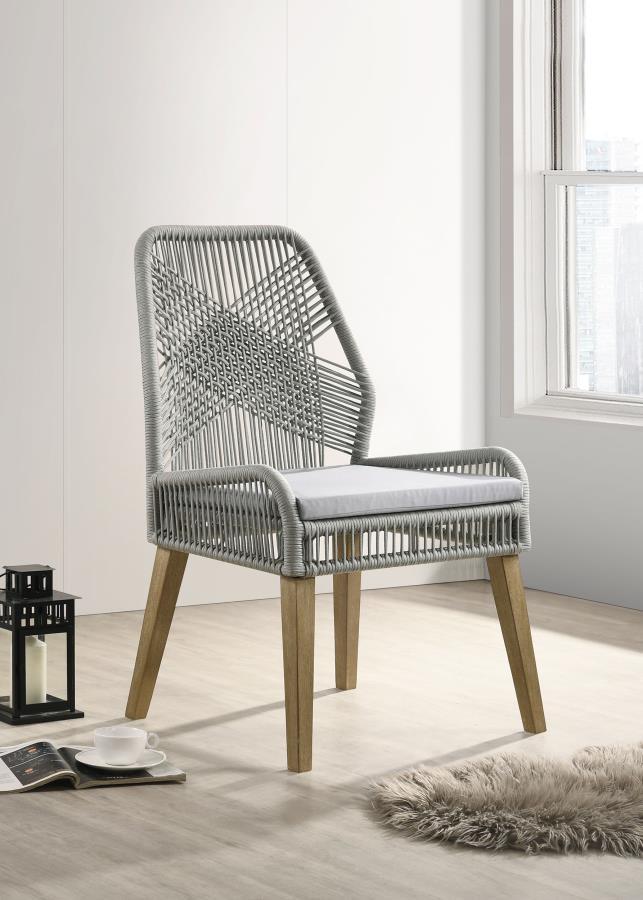 Nakia Woven Rope Dining Side Chairs – Set of 2