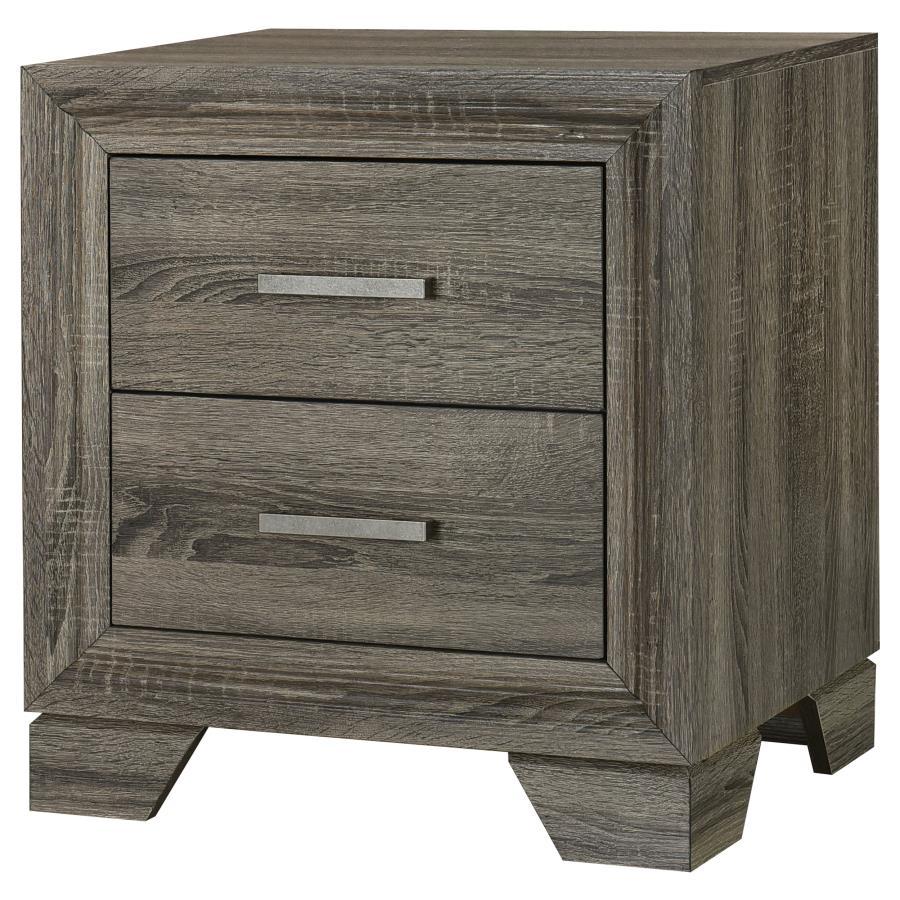 Wright 2-Drawer Nightstand Bedside Table