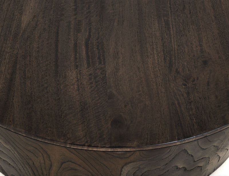 Balam End Table – Oil Black Mango