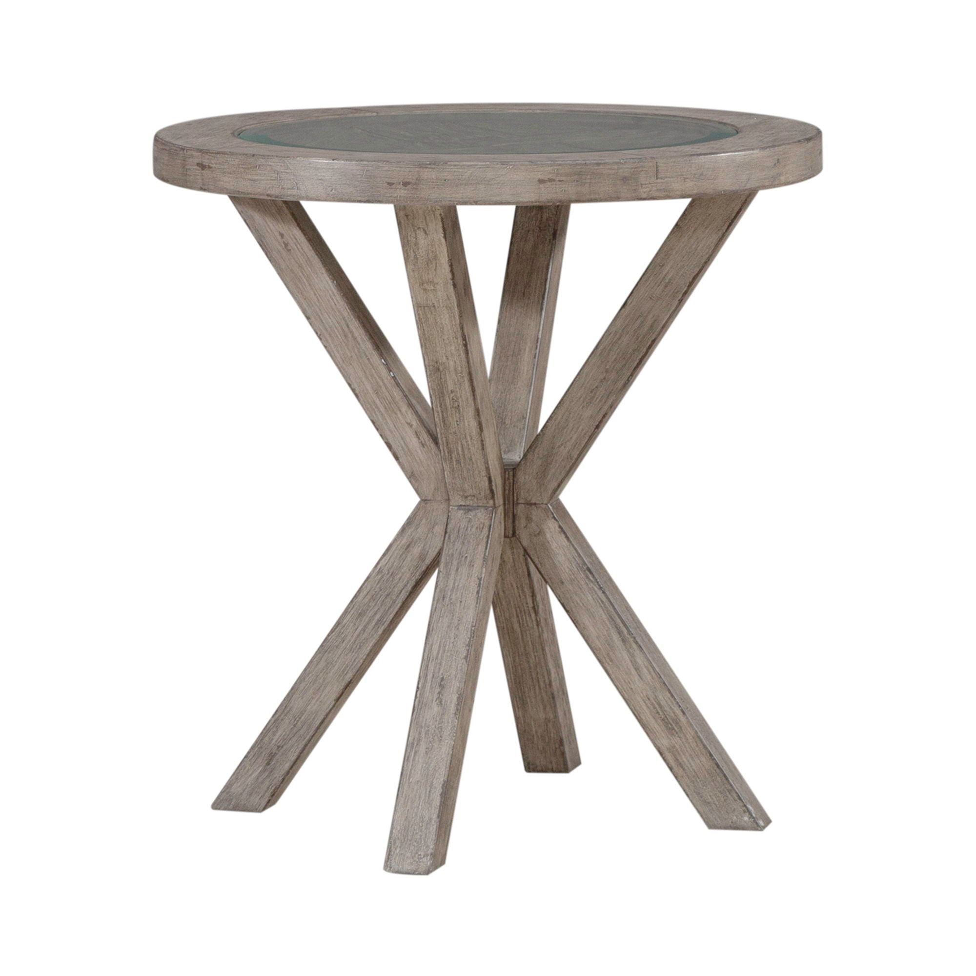 Skyview Lodge Round Chairside Table