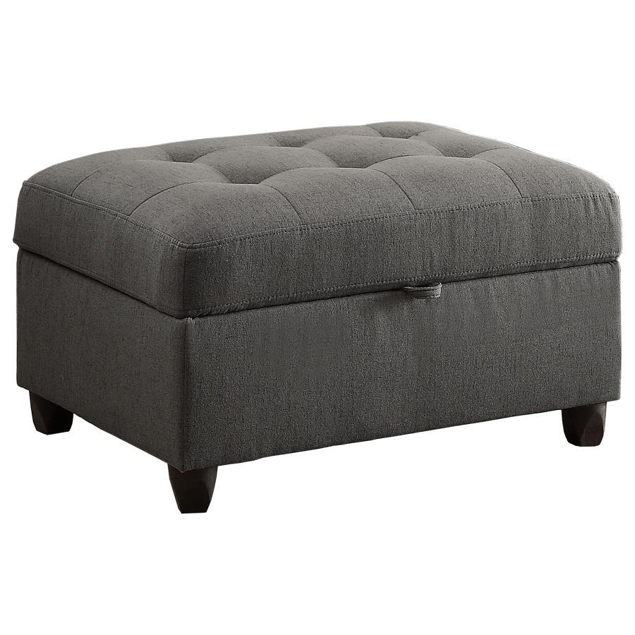 Stonenesse - Rectangular Upholstered Storage Ottoman