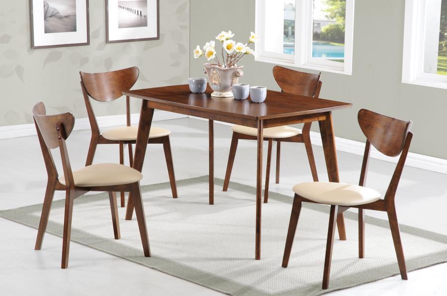 Kersey 5-Piece Rectangular Dining Table Set