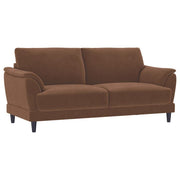 Selma - Velvet Upholstered Crescent Arm Sofa
