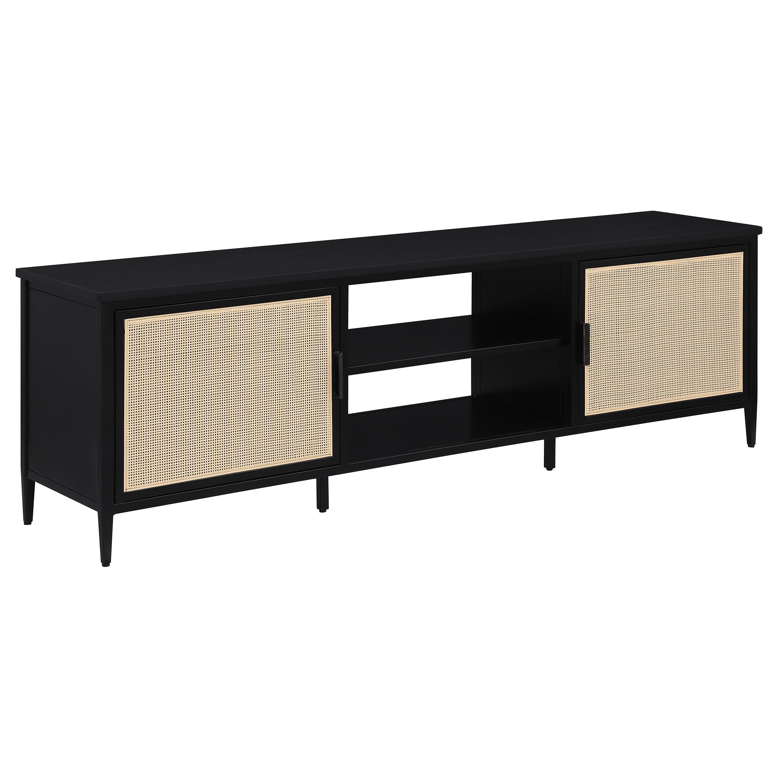 Amherst 70" 2-Door Metal TV Stand Media Console