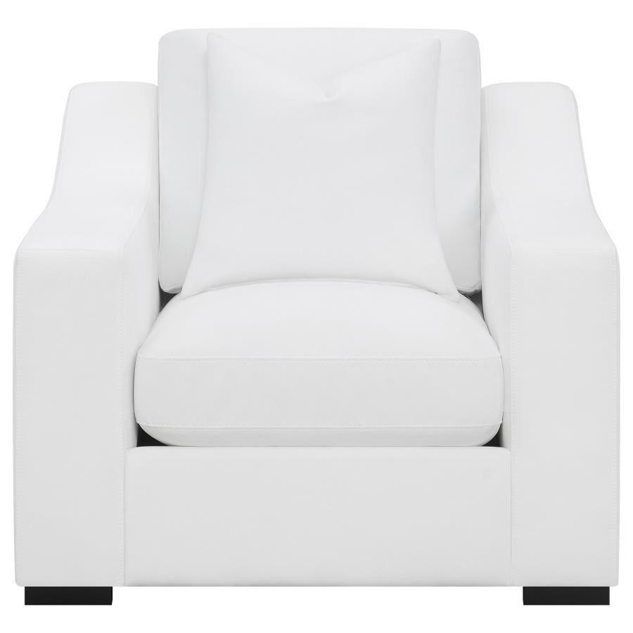 Ashlyn Upholstered Sloped Arm Accent Chair