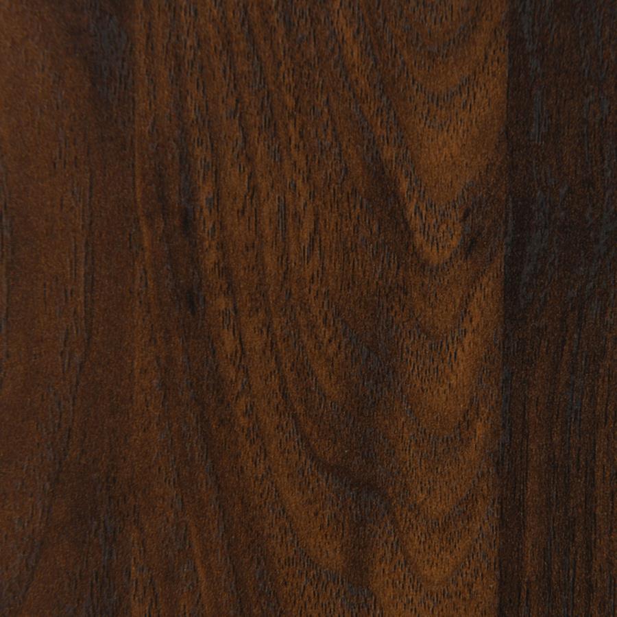 Welsley Dresser Mirror – Walnut, Modern Flat Glass