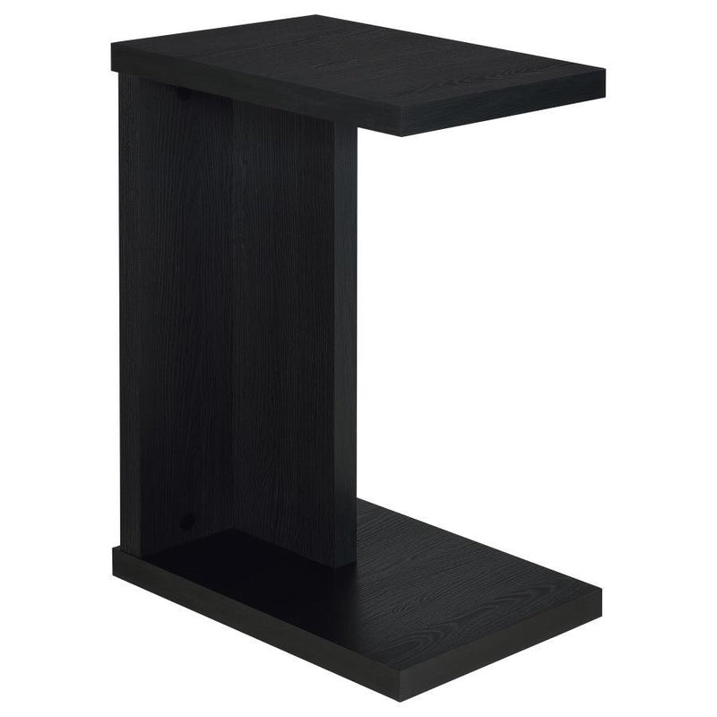 Clower - Engineered Wood C-Shaped Sofa Side Table