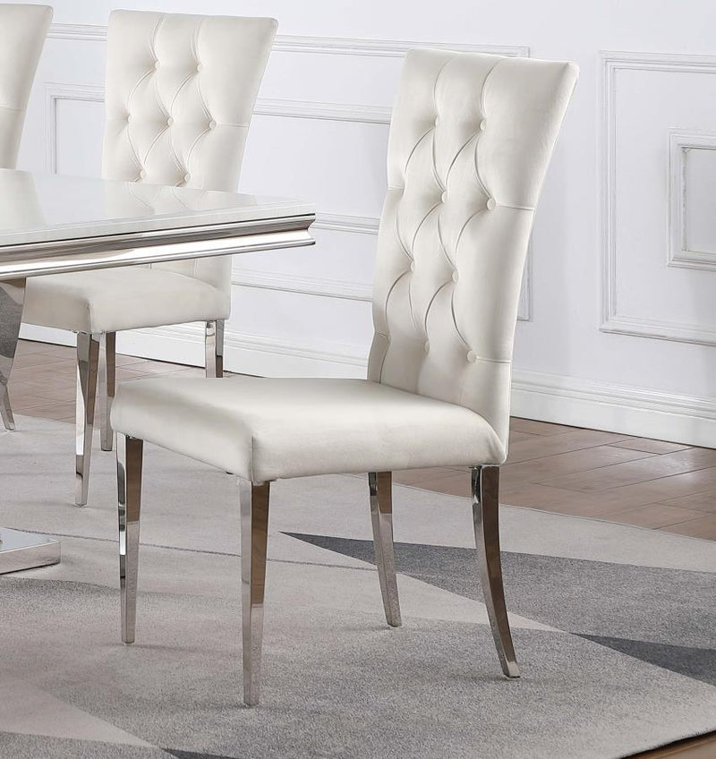 Kerwin Velvet Upholstered Dining Side Chair (Set of 2)