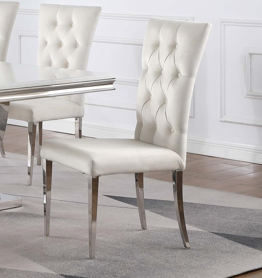 Kerwin Velvet Upholstered Dining Side Chair (Set of 2)