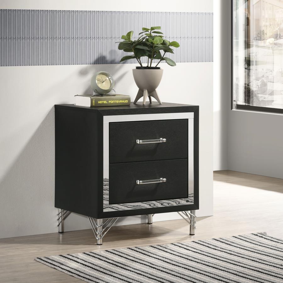 Lucia 2-Drawer Nightstand