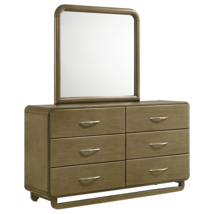 Amsbury 6-Drawer Dresser and Mirror Set