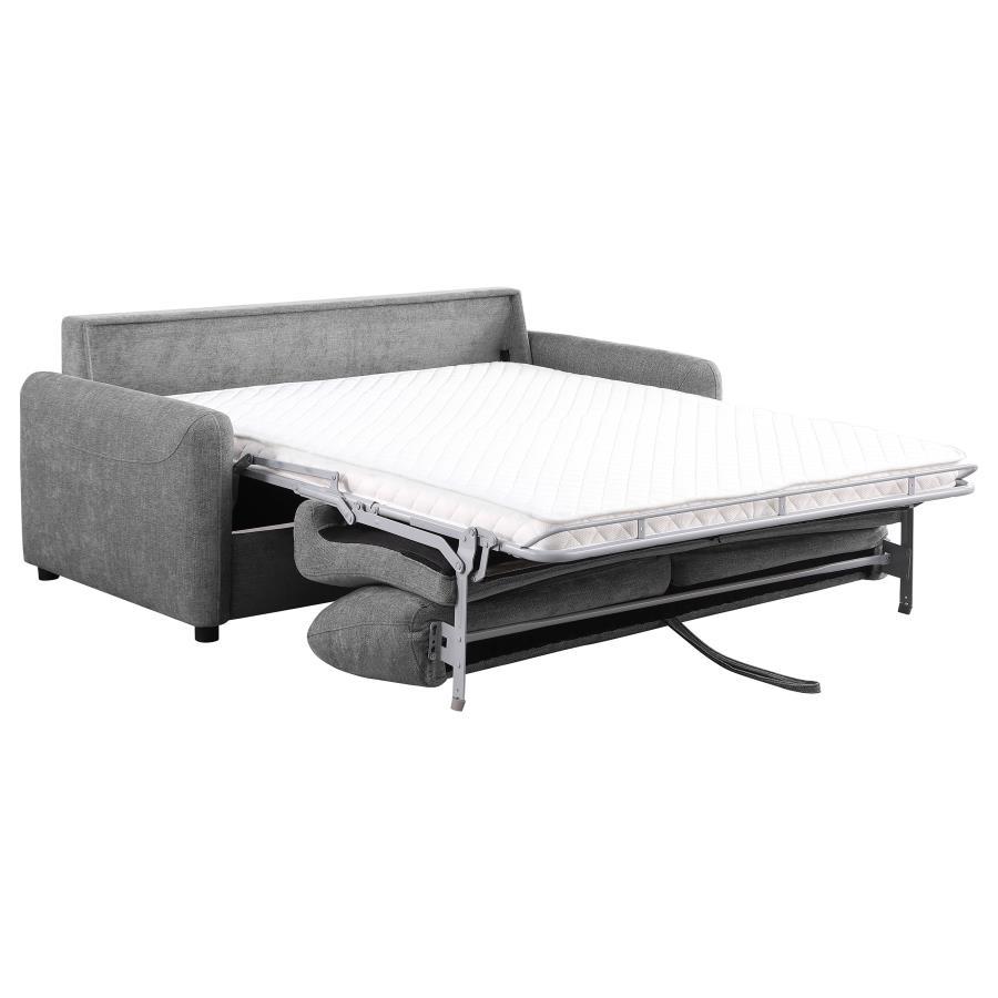 Rylie Upholstered Sofa Sleeper with Queen Mattress