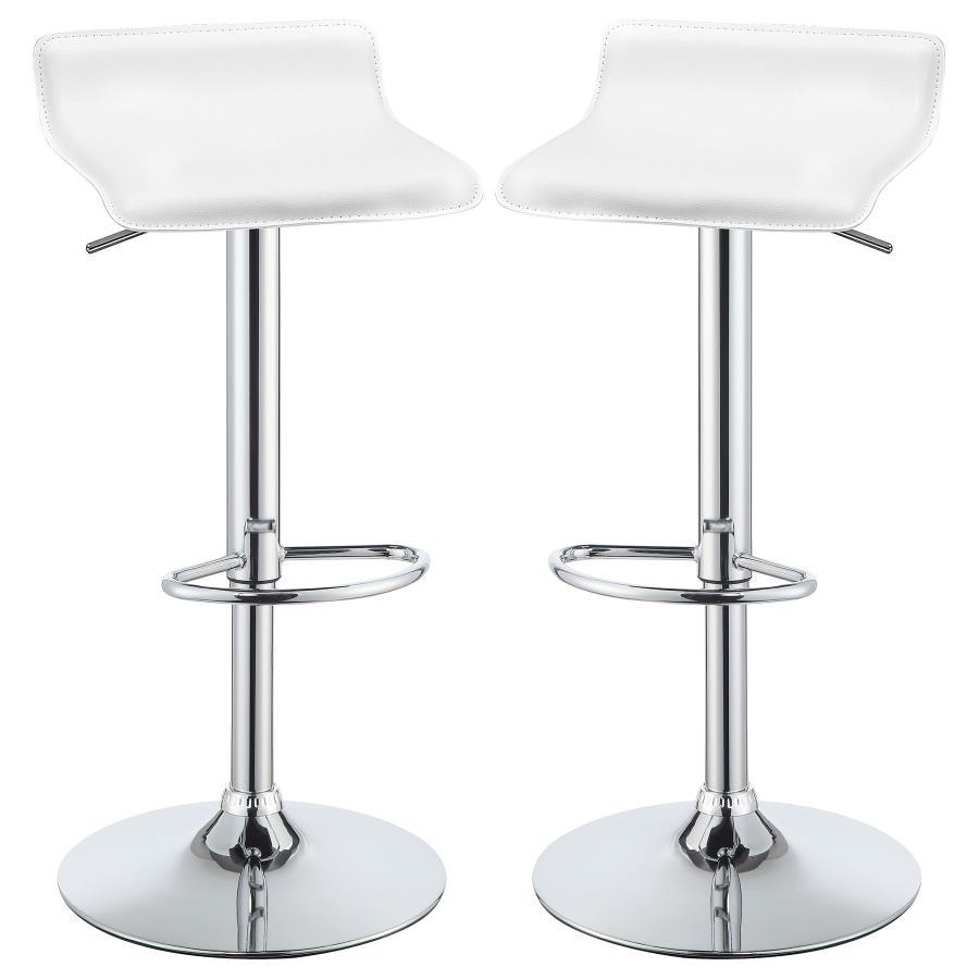 Bidwell Adjustable Upholstered Bar Stool Set of 2
