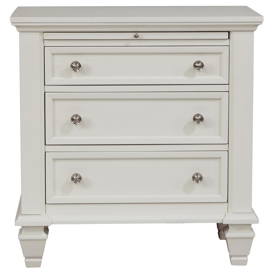 Sandy Beach 3-Drawer Nightstand