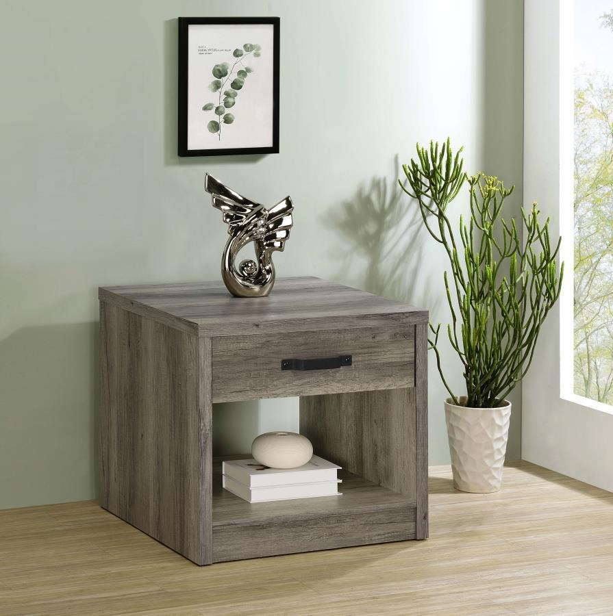 Felix - 1-Drawer Engineered Wood Side End Table