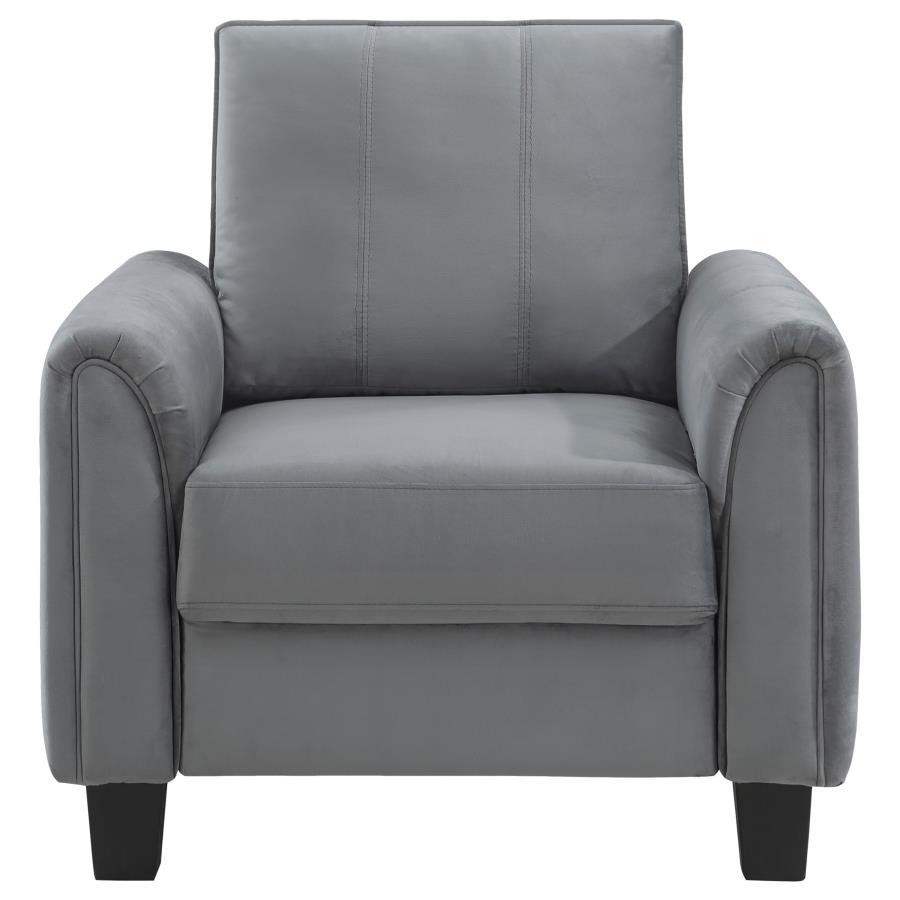 Davis - Upholstered Rolled Arm Accent Chair