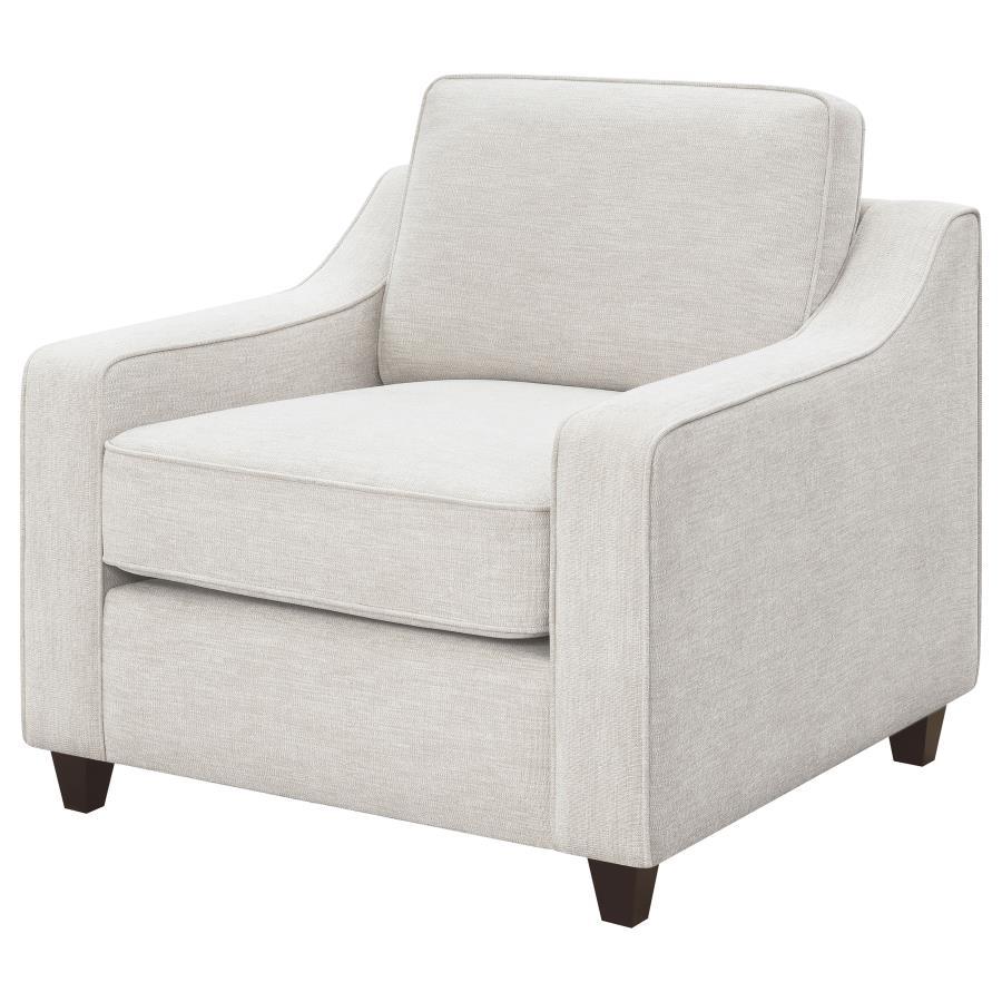 Christine Upholstered Sloped Arm Accent Chair