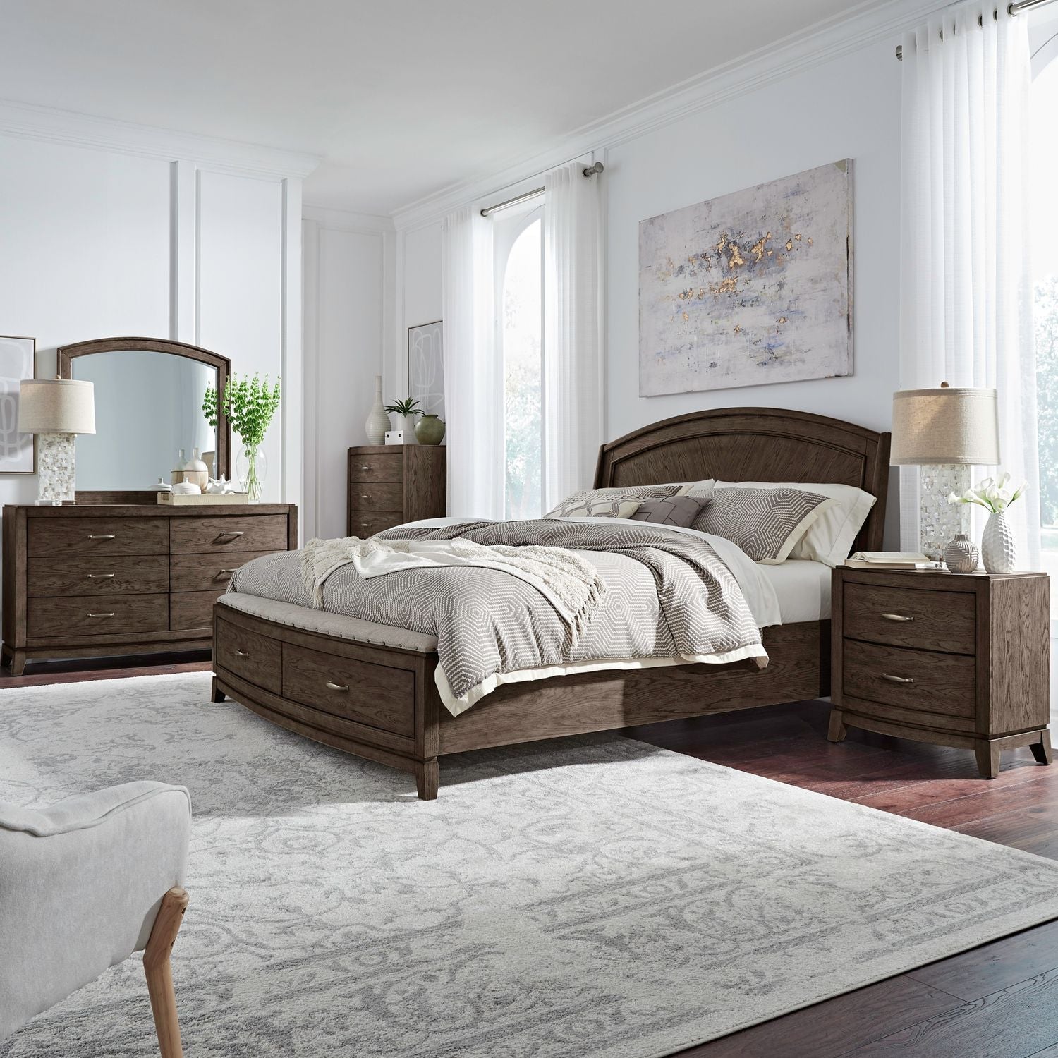 Avalon Panel Bedroom Set