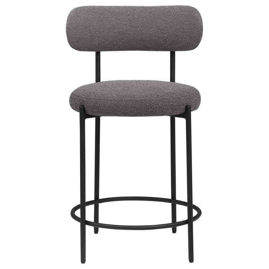 Viola Boucle Upholstered Bar Stool Set of 2
