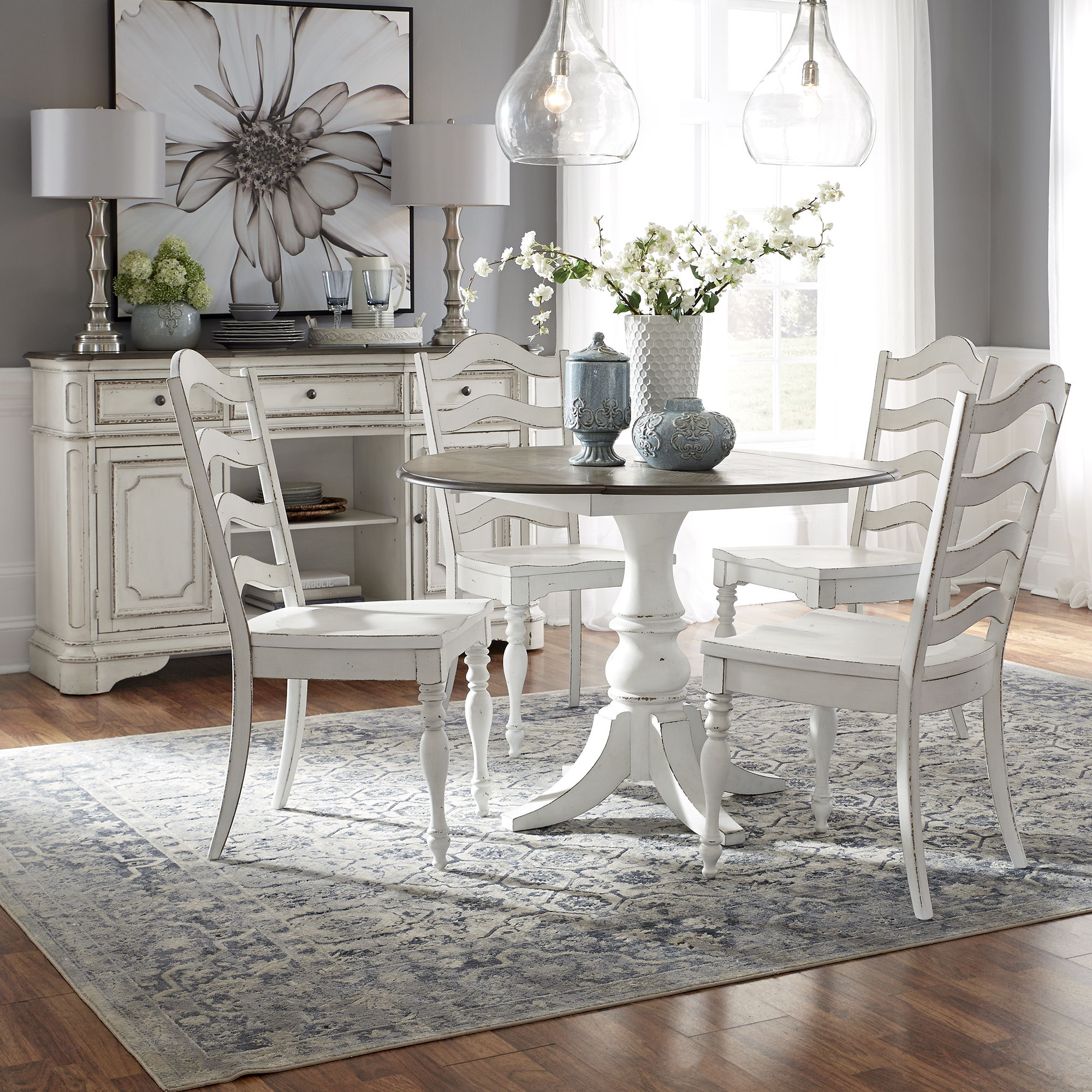 Magnolia Manor Drop Leaf Table Set