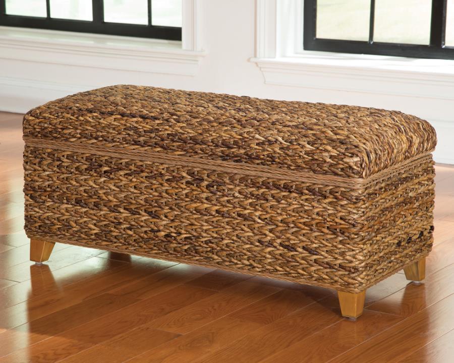 Laughton - Hand - Woven Banana Leaf Storage Trunk