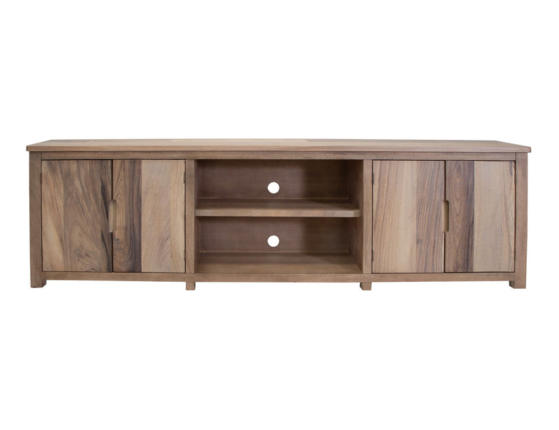 Natural Parota 93" TV Stand – 4 Doors