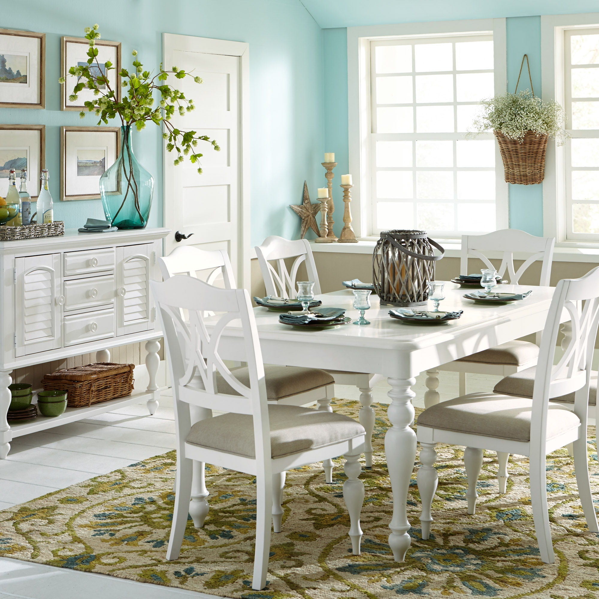 Summer House Rectangular Dining Table Set