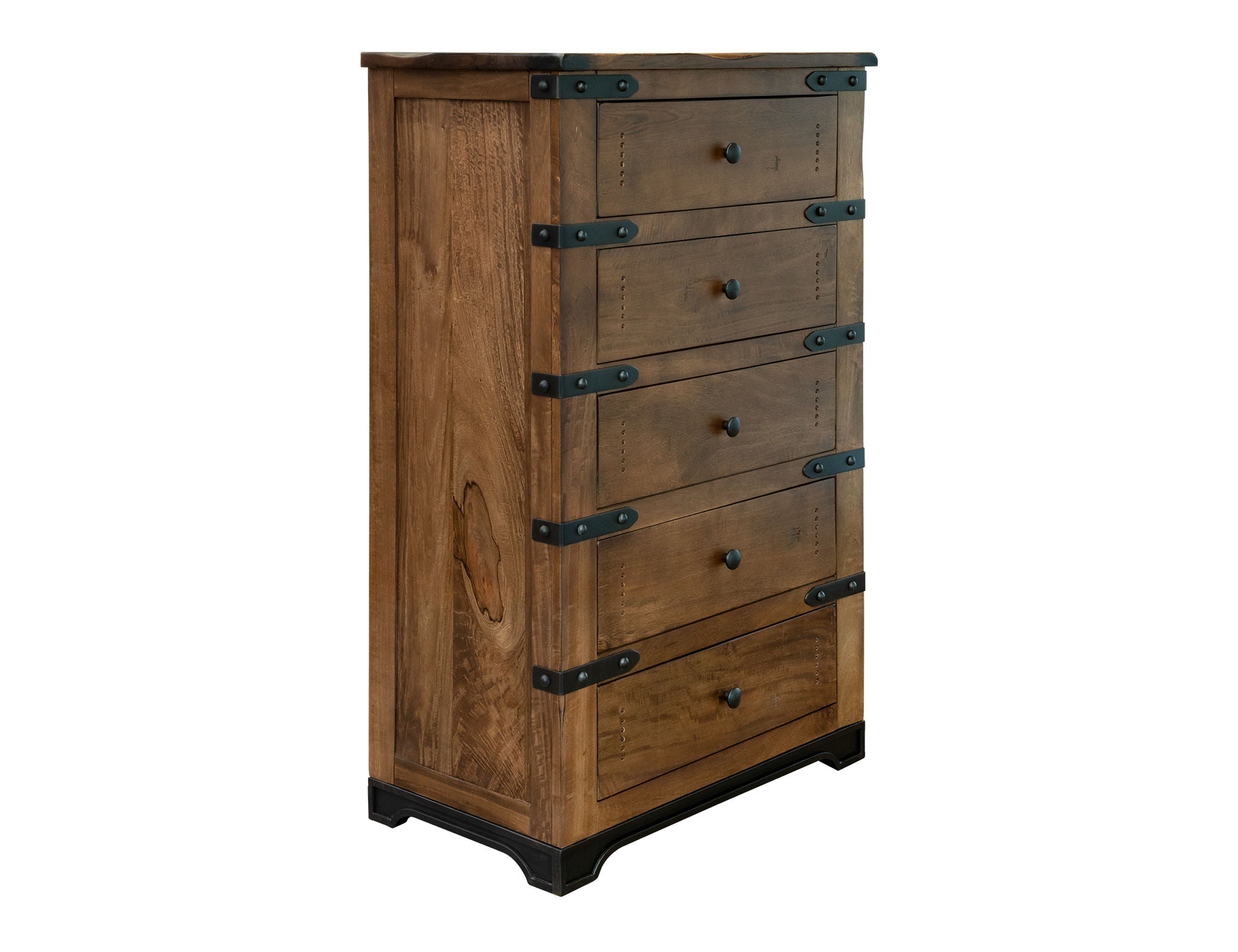 Parota - 5 Drawer Chest - Cinnamon Brown