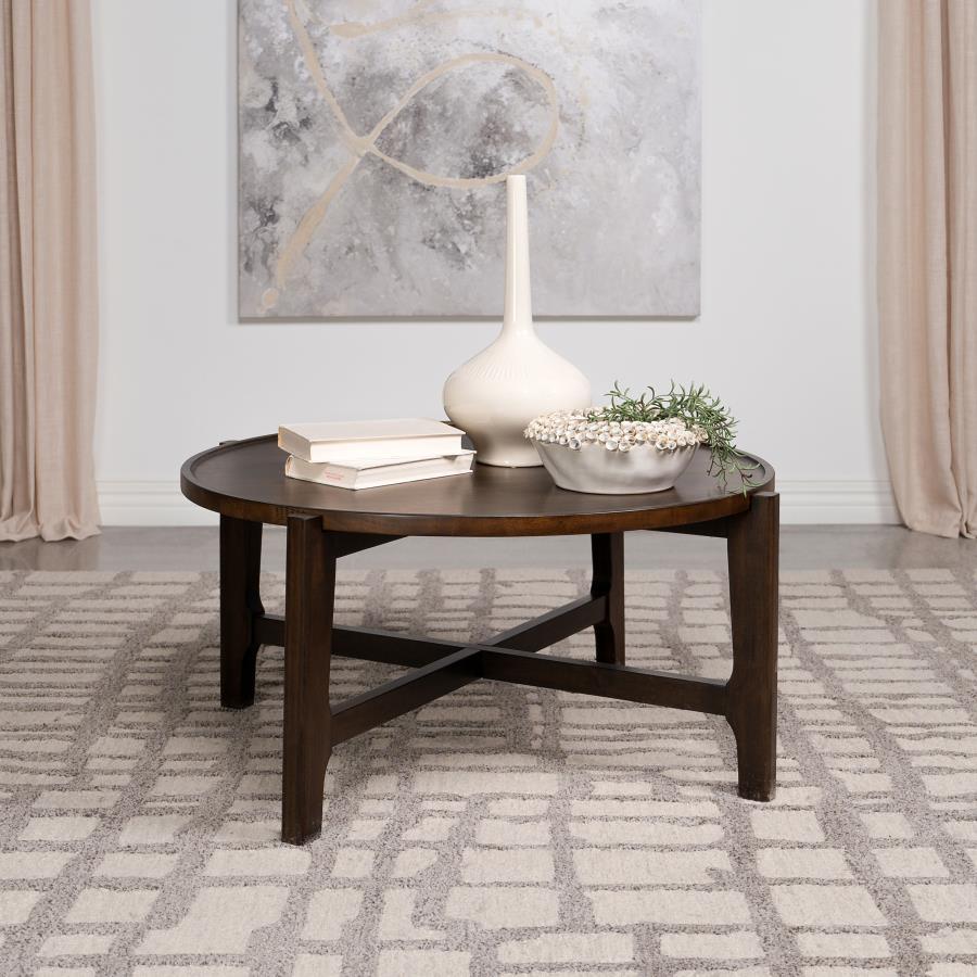 Cota Round Solid Wood Coffee Table