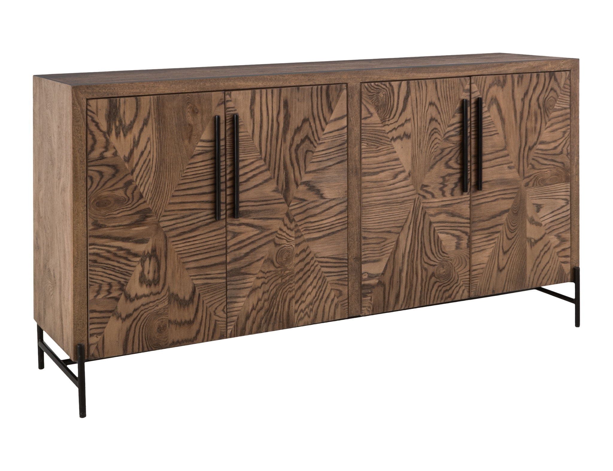 Verona 4-Door Console – Renwick Oak Brown