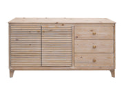 Giza - 3 Drawer & 2 Door Console - Hazelnut