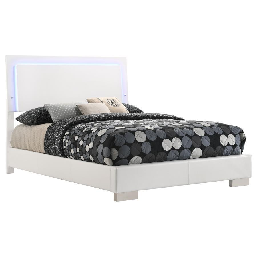 Felicity Full LED Panel Bed