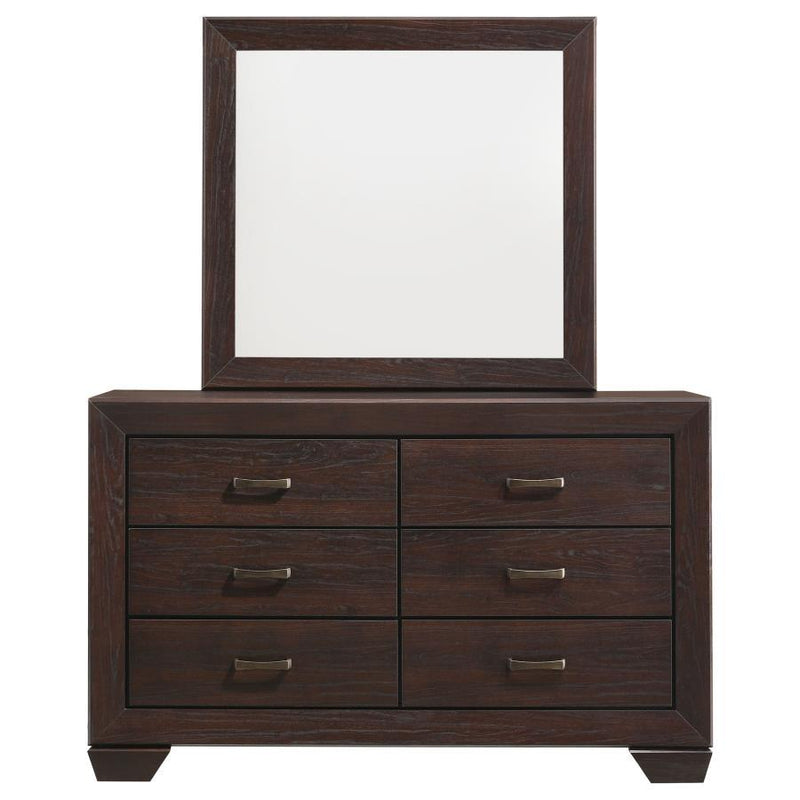 Kauffman 6-Drawer Dresser with Mirror
