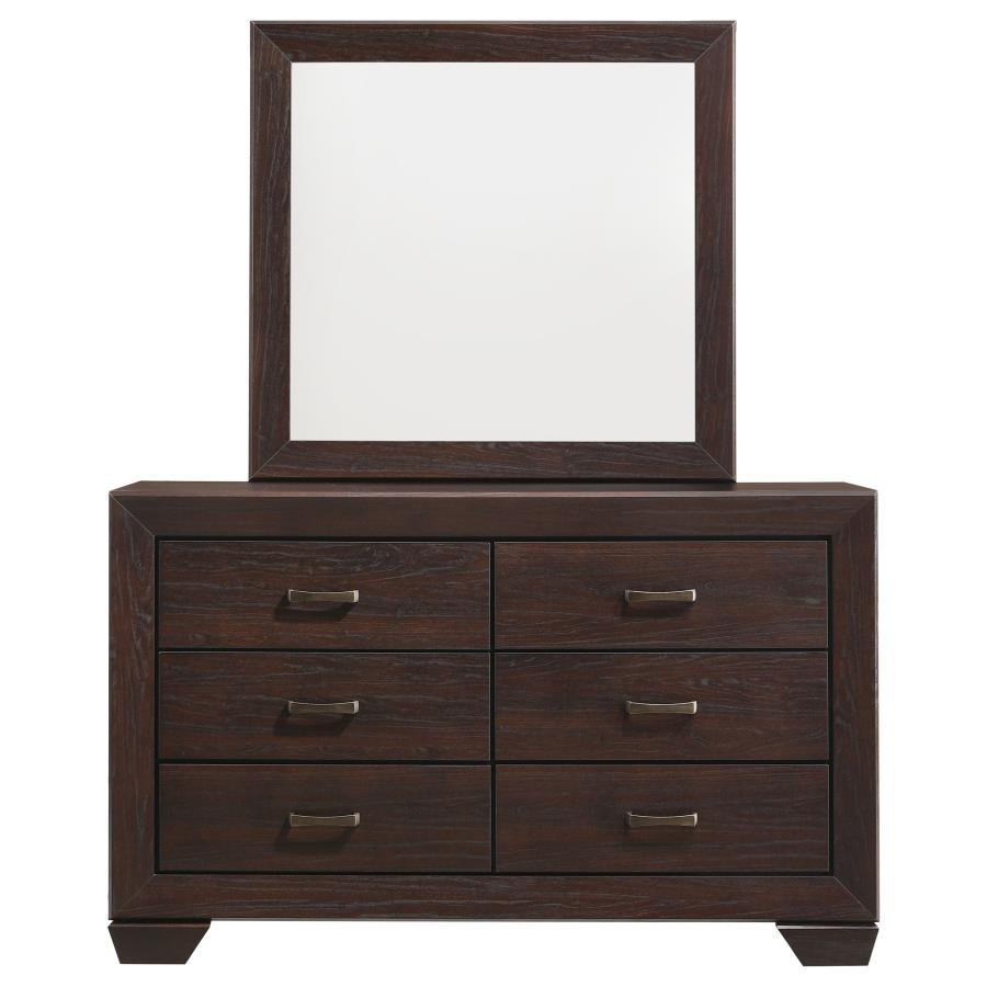 Kauffman 6-Drawer Dresser with Mirror