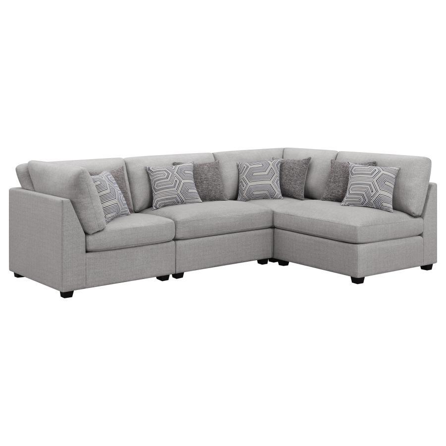 Cambria 4-Piece Upholstered Modular Sectional Sofa