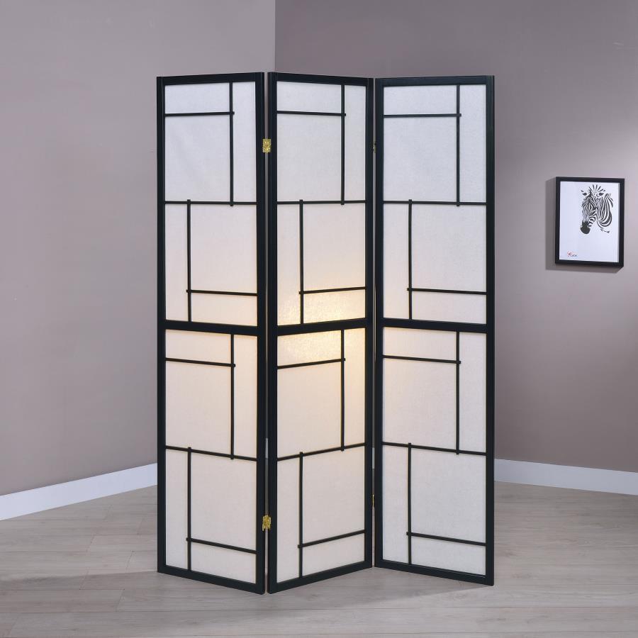 Damis 3-Panel Room Divider Folding Shoji Screen