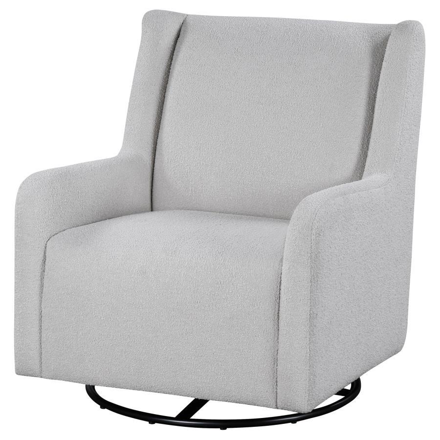 Serra Boucle Upholstered Swivel Glider Recliner