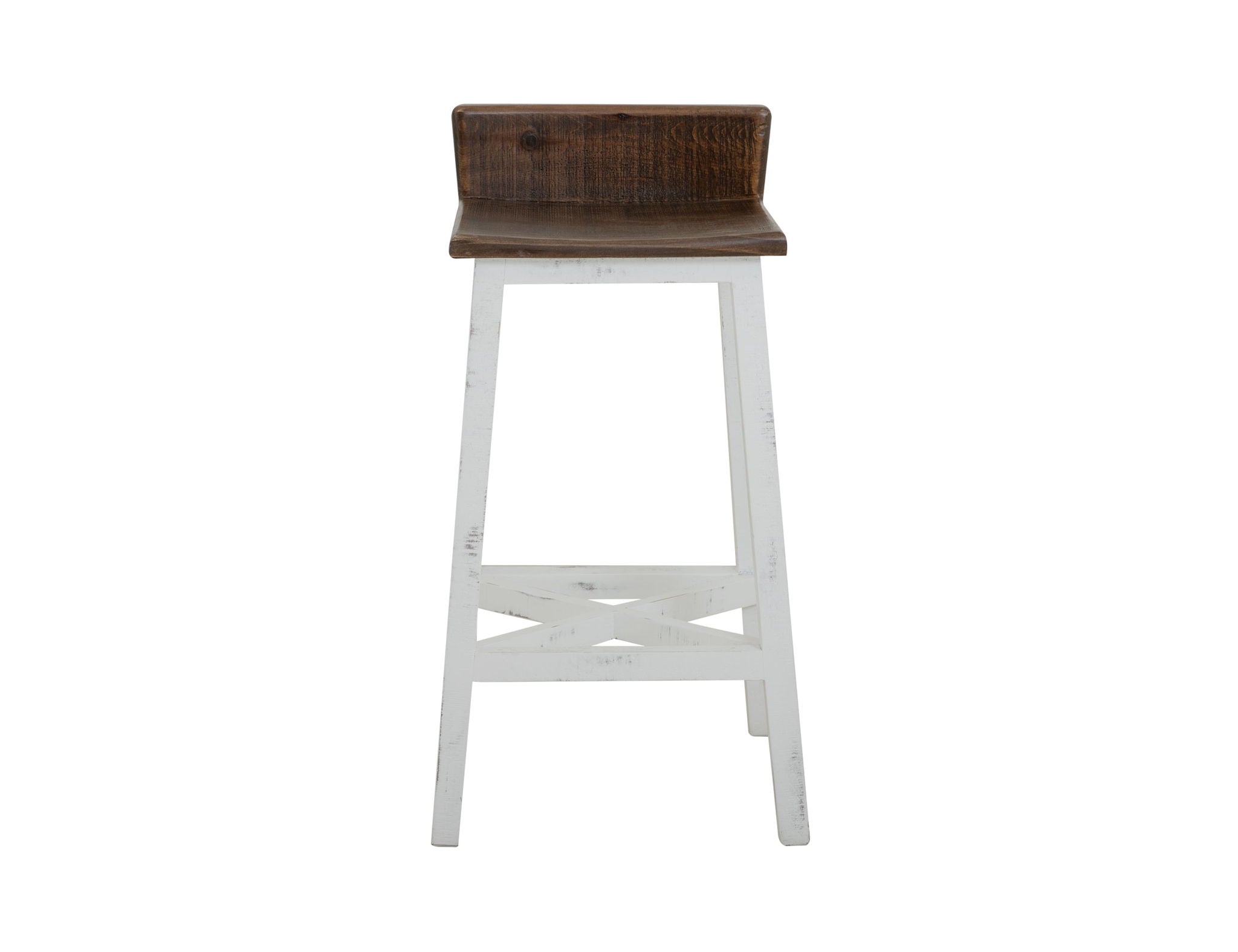 Pueblo - Wooden Seat & Base Stool (Set of 2)