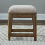 Carolina Park - Upholstered Console Stool - Brown